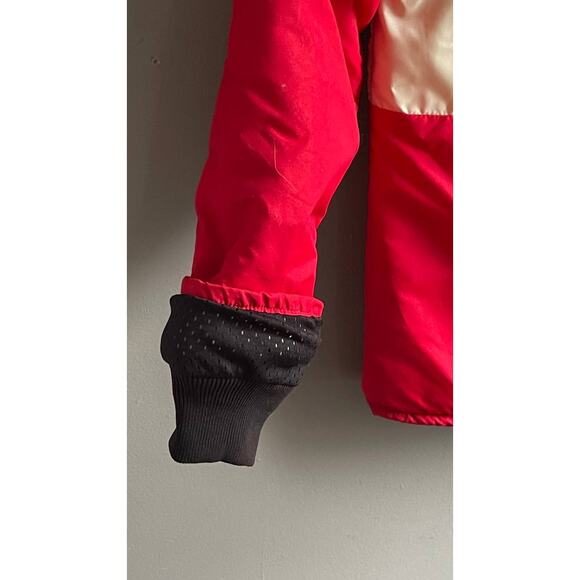 Vintage Stearns Flotation PFD III Red Full Zip Coat Jacket Adult Sz S USA Hood - Picture 10 of 11